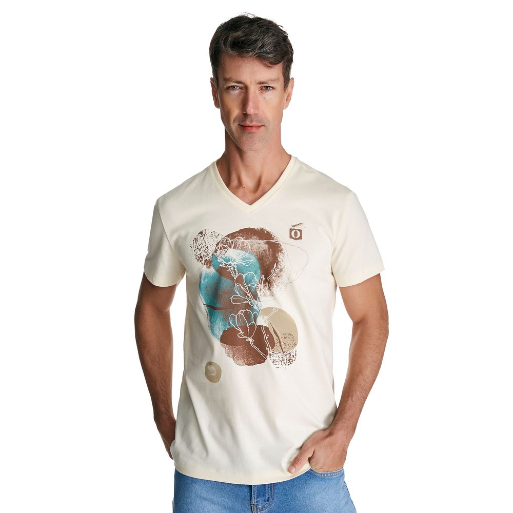Camiseta-Slim-Manga-Curta-Masculina-Convicto-Estampa-WATERCOLOR-FLORAL